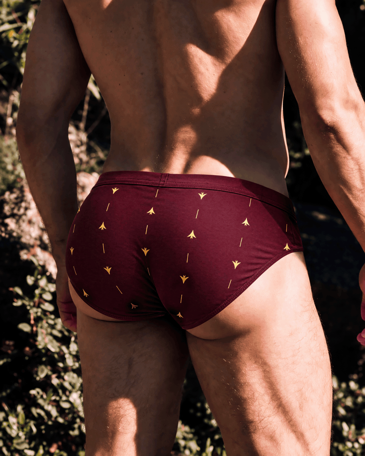 Crimson Bamboo Cotton Brief