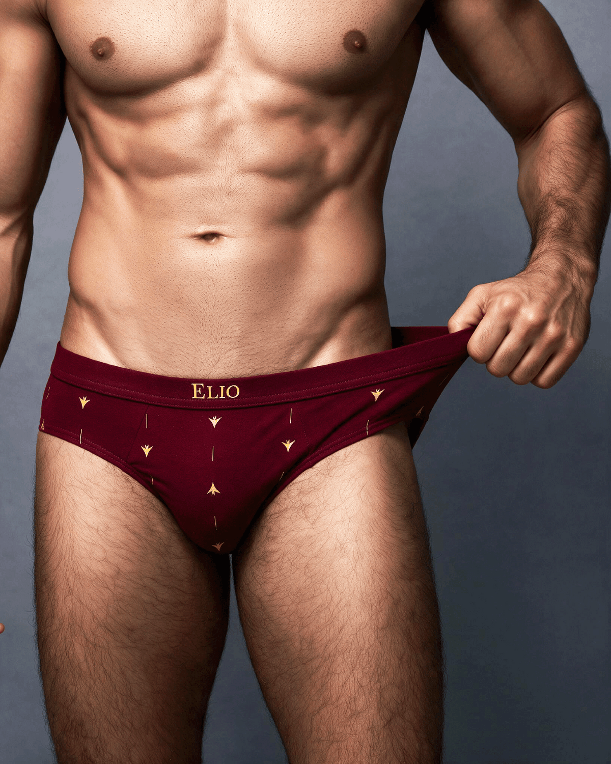 Crimson Cotton Brief