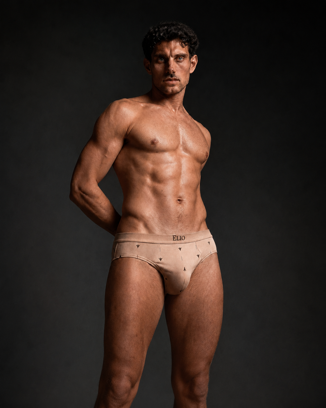 Tan Cotton Brief