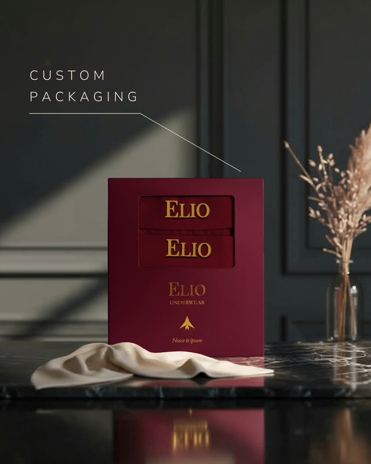 ELIO Crimson brief product information graphic