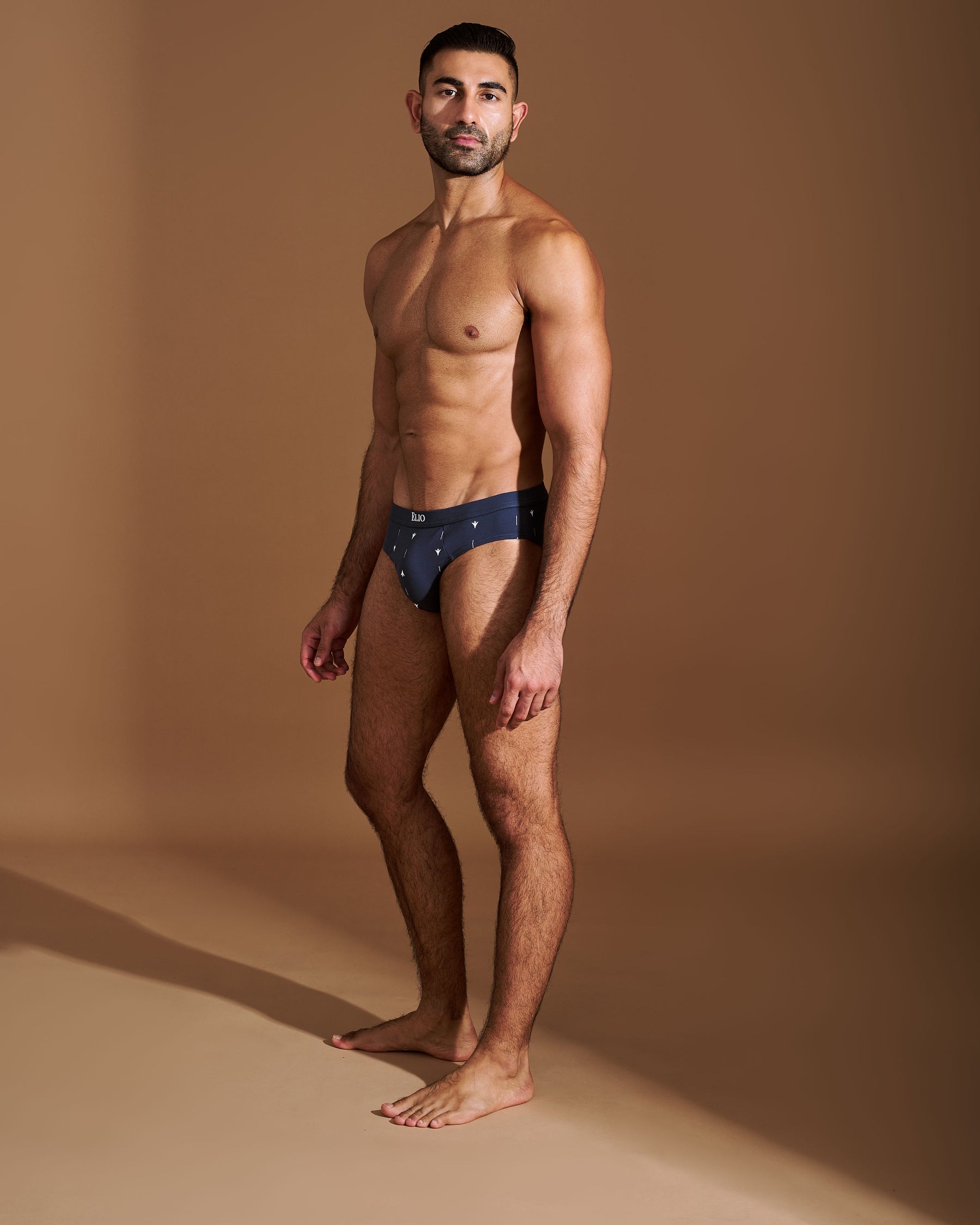 Navy Cotton Brief