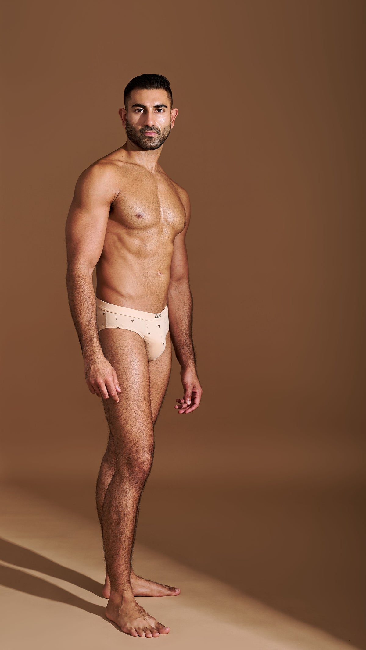 Tan Cotton Brief