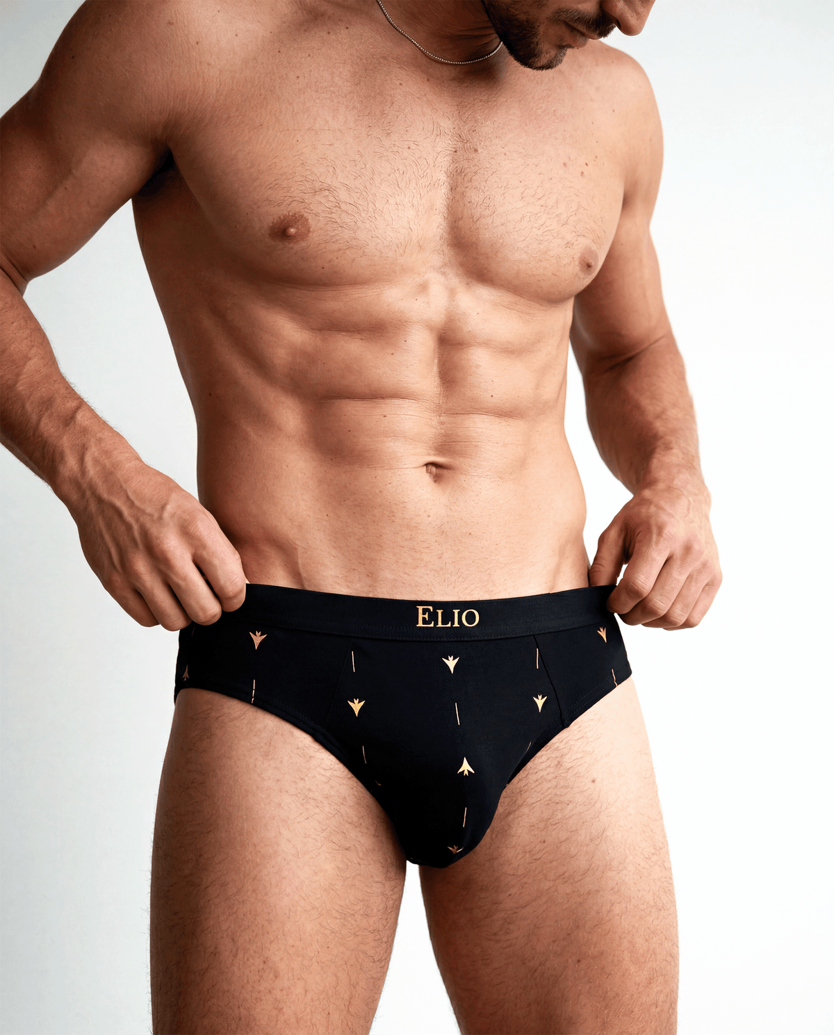 Black Cotton Brief