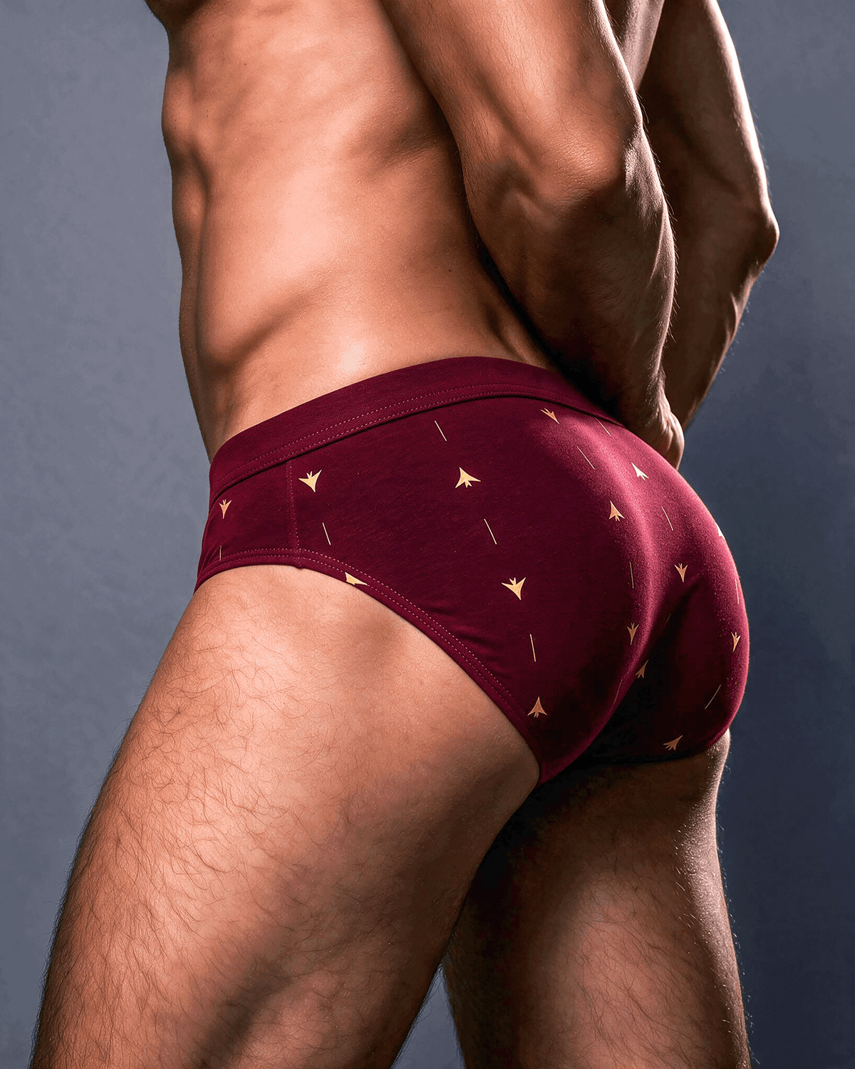 Crimson Cotton Brief