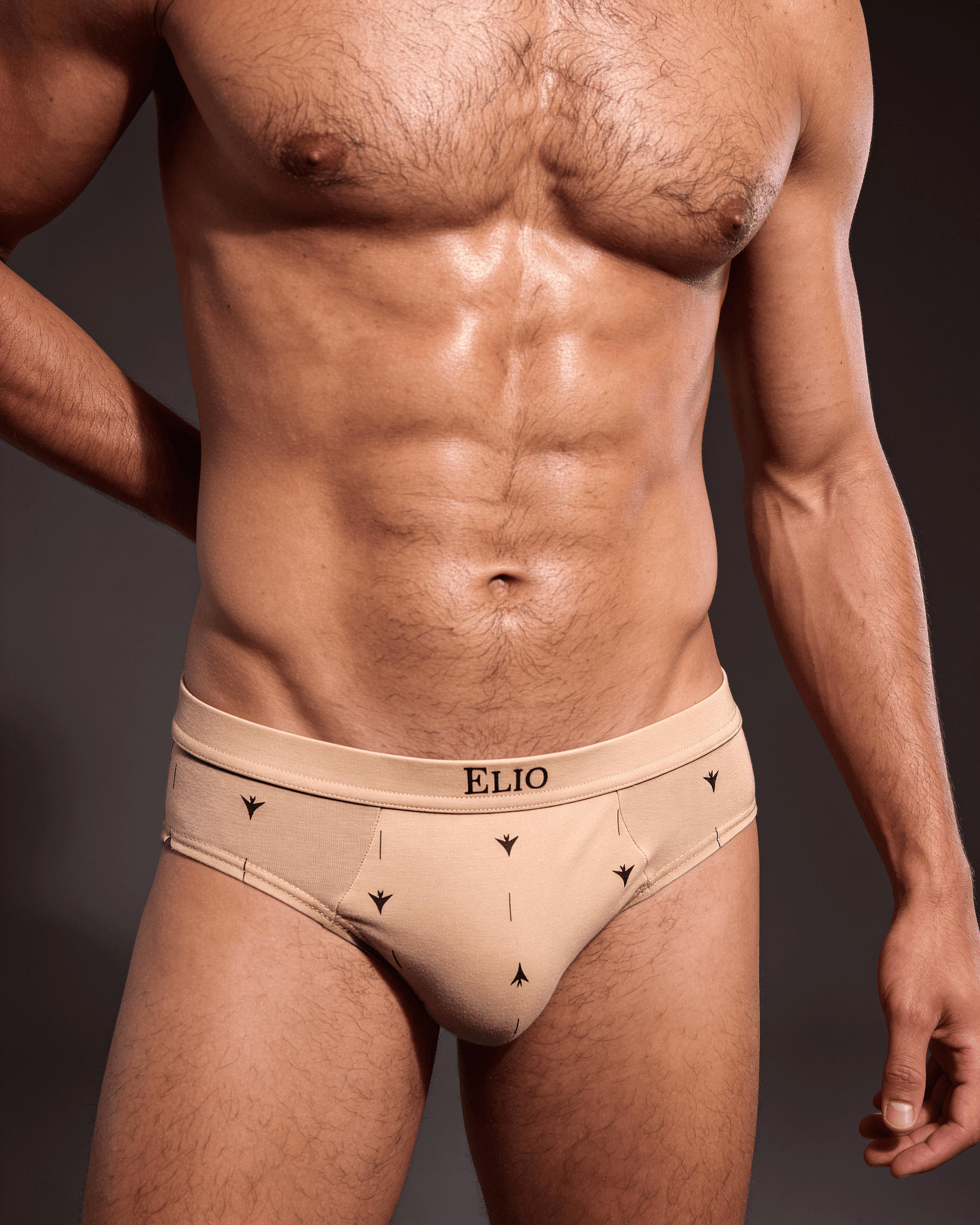 Tan Cotton Brief