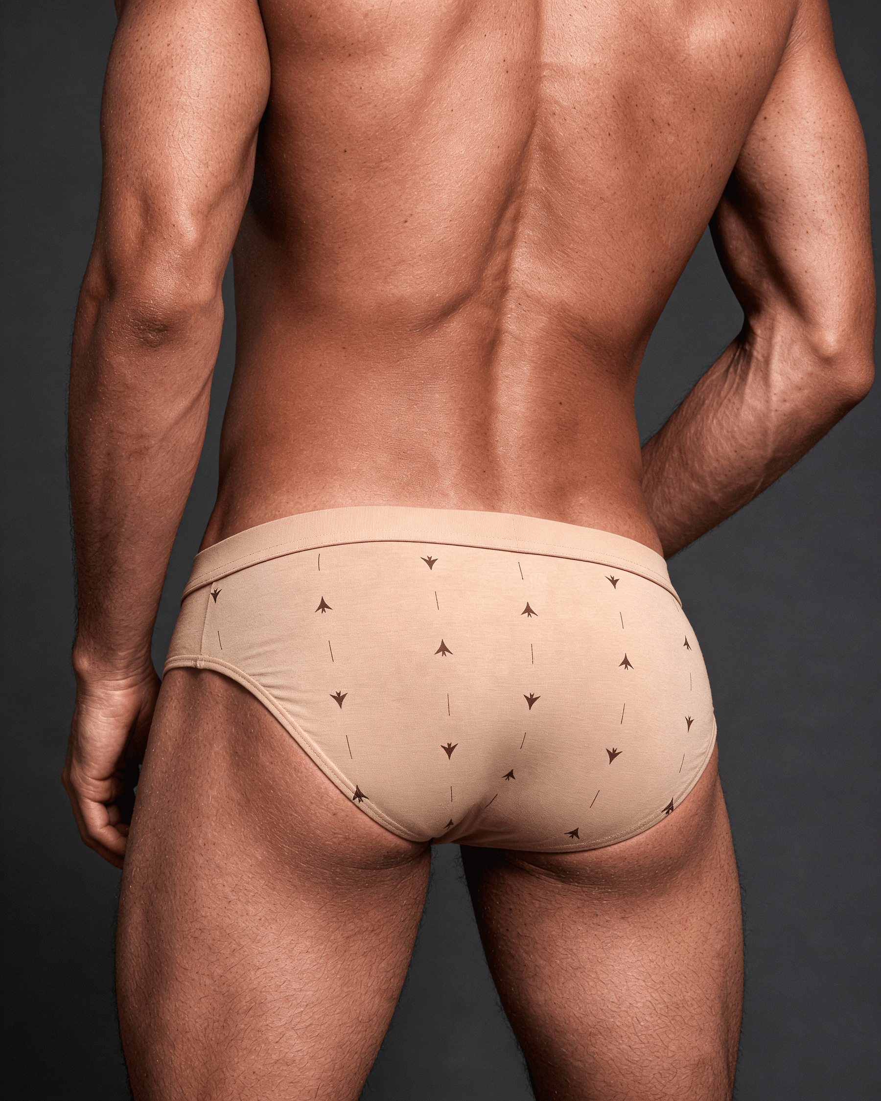 Tan Cotton Brief