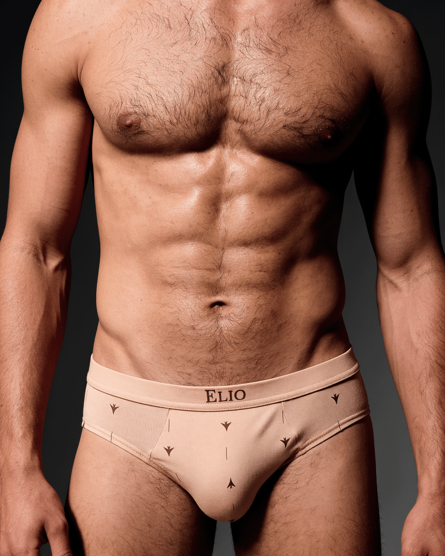 Tan Cotton Brief